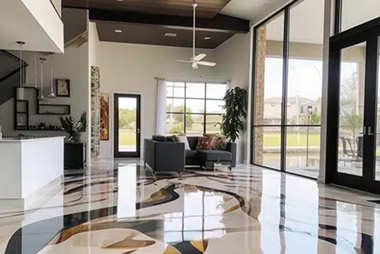 Efudo General Construction Company's interior and exterior decoration work on a residential property